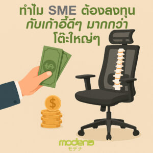 ทำไม SME ต้องลงทุนกับเก้าอี้ดี ๆ มากกว่าโต๊ะใหญ่ๆ?