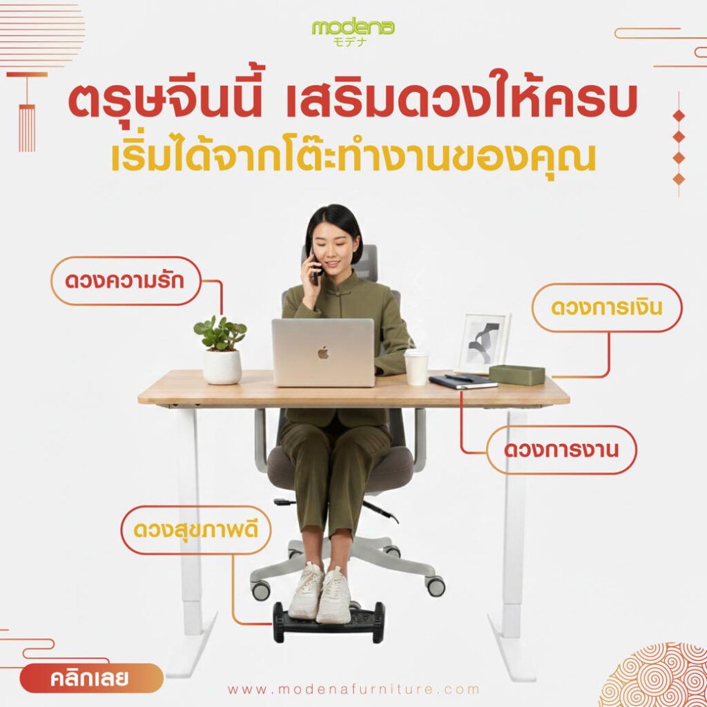 โมดิน่า จัดโต๊ะทำงาน