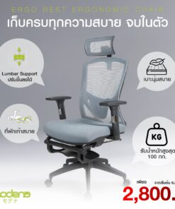 เก้าอี้เพื่อสุขภาพ Ergo Rest (สินค้า Clearlance ไม่รับประกัน) ส่งเป็นกล่องลูกค้าประกอบเอง