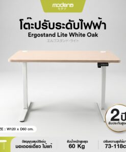 Modena ErgoStand Lite Electric Standing Desk – โต๊ะปรับระดับไฟฟ้า 73–118 ซม.